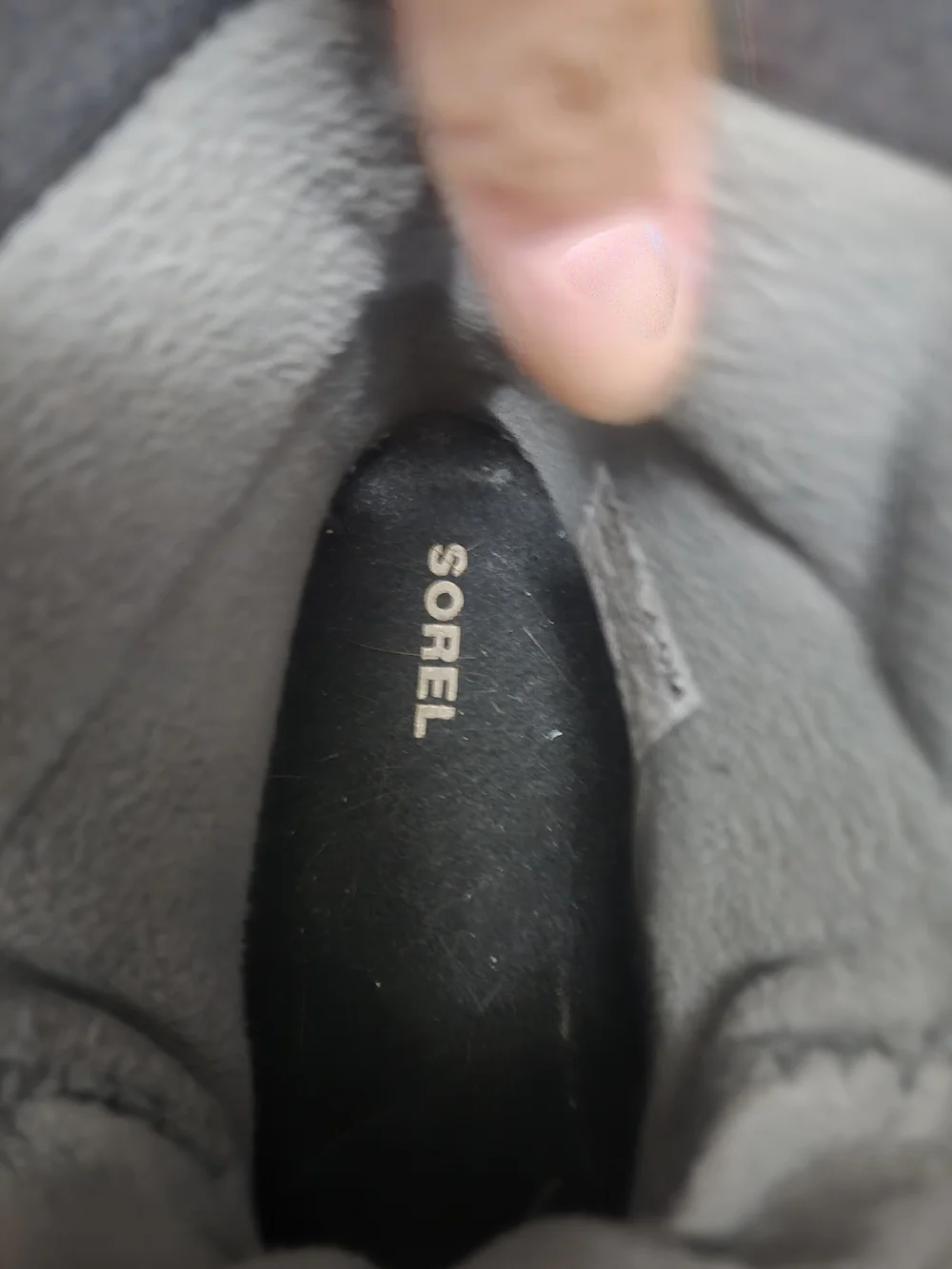 Sorel Gray Plush-Lined Winter Boots